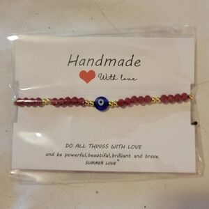 Handmade evil eye bracelet